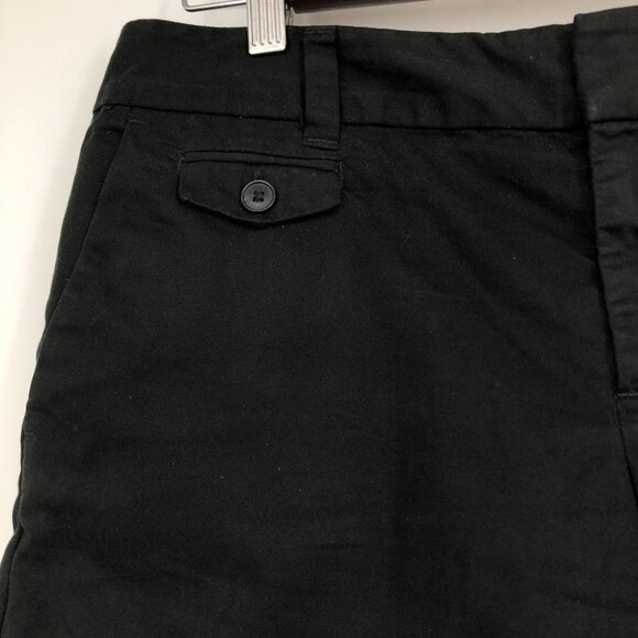 Ann Taylor Loft Black shorts zipper fly pockets size  6 - Picture 6 of 12